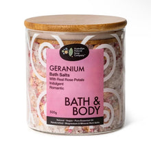 Load image into Gallery viewer, Australian Natural Soap Co - Bath Salts - Geranium