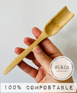 Bamboo Natural Tea Coffee Wooden Spoon 18cm