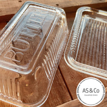 Load image into Gallery viewer, Classic Glass Butter Dish With Lid - Clear