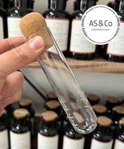 Borosilicate Glass Steeper Stick Tea Infuser with Cork Lid