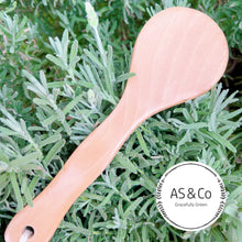 Load image into Gallery viewer, Wooden Body Brush for Dry-brushing 26x8cm Natural