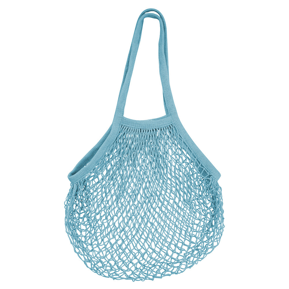 Traditional Cotton String Net Mesh Shopping Market Bag with Handle