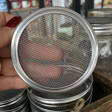 Load image into Gallery viewer, 304 Food Grade Stainless Steel Mesh Mason Jar Sprouting Lid 86mm
