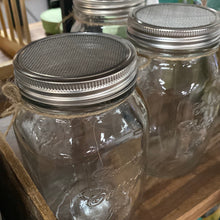 Load image into Gallery viewer, Reclaimed Large Sprouting Jars With 304 SS Sprouting Mesh Lid