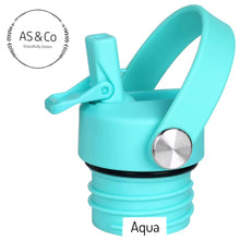 Load image into Gallery viewer, 360° Rotating Handle Straw Lid – Alternative Replacement Lid for Stainless Steel Insulated Bottles