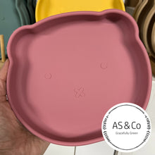 Load image into Gallery viewer, Silicone Baby Toddler Bear Bowl with Suction Base