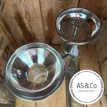 Load image into Gallery viewer, Food Grade 304 Stainless Steel Funnel &amp; Strainer 3 Piece Set