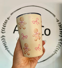 Load image into Gallery viewer, Stainless Steel Insulated 350ml Reusable Cup - Gingerbread Man