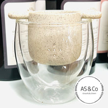 Load image into Gallery viewer, Handy Little Things Ceramic Tea Strainer - Granite