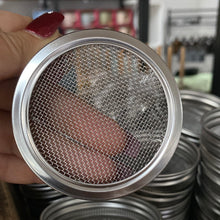 Load image into Gallery viewer, 304 Food Grade Stainless Steel Mesh Mason Jar Sprouting Lid 70mm
