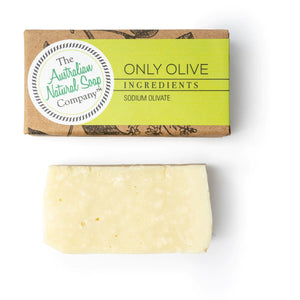 THE AUST. NATURAL SOAP CO Only Olive Soap Guest or Travel Bar - 20g
