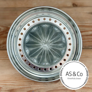 Citrus Juicer Jar Lid – Wide-Mouth 86mm Food Grade 304 Stainless Steel
