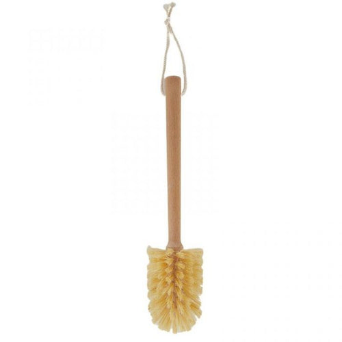 Wooden Drink Bottle & Dish Cleaning Brush 29.5x6.5cm Natural