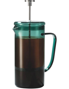 Borosilicate Glass Coffee Press in Green - 750ml & 1000ml 1L