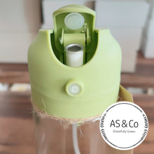 Load image into Gallery viewer, Glass 2-in-1 Oil Spray &amp; Pour Bottle 470ml - Green Glass