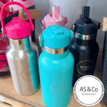 Load image into Gallery viewer, 360° Rotating Handle Straw Lid – Alternative Replacement Lid for Stainless Steel Insulated Bottles
