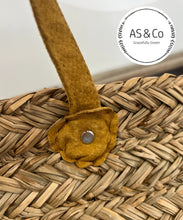 Load image into Gallery viewer, Extra Large Seagrass Carry-All Basket with Short Leather Handles