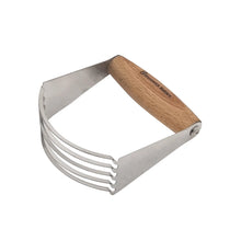 Load image into Gallery viewer, Brunswick Bakers Stainless Steel &amp; Wood Dough Blender