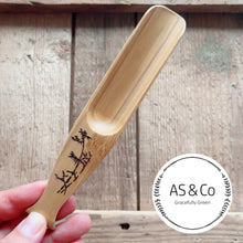 Load image into Gallery viewer, Premium Bamboo Natural Handmade Tea Coffee Wooden Spoon 16cm