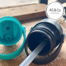 Load image into Gallery viewer, 360° Rotating Handle Straw Lid – Alternative Replacement Lid for Stainless Steel Insulated Bottles