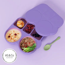 Load image into Gallery viewer, Silicone Baby Toddler Bento Bowl Lunch Box with Lid &amp; Suction Bottom