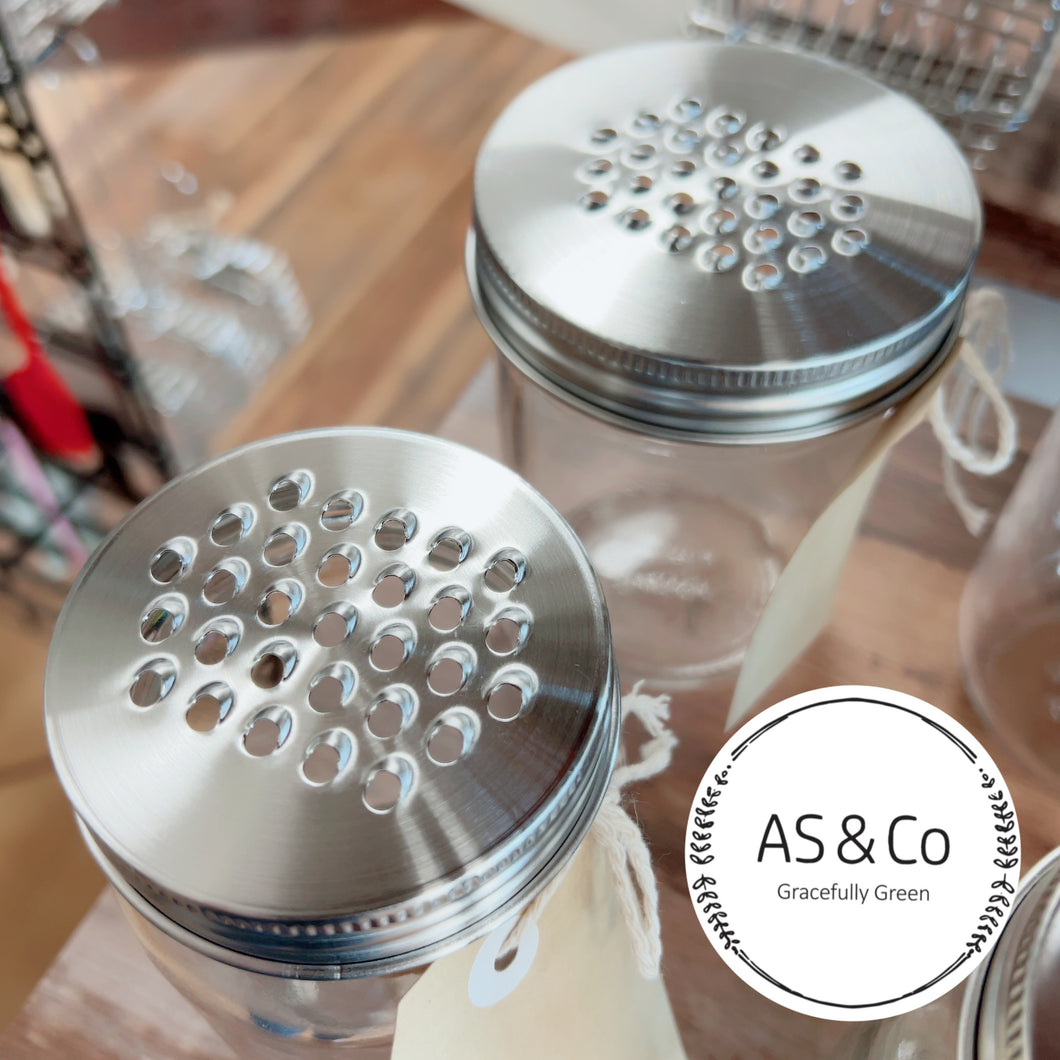 Grater Jar Lid – Wide-Mouth 86mm Food Grade 304 Stainless Steel