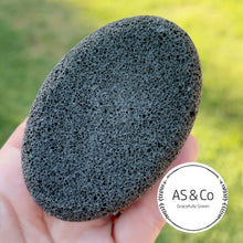 Load image into Gallery viewer, 100% Natural Black Volcanic Pumice Stone
