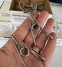 Load image into Gallery viewer, Stainless Steel Rust Proof Pegs - 304 Food Grade Steel - 10 Pack