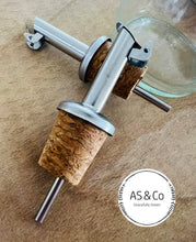 Load image into Gallery viewer, 304 Stainless Steel &amp; Cork Bottle Pourer