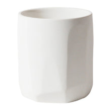 Load image into Gallery viewer, Stoneware Carved Soy Candle - White Tea