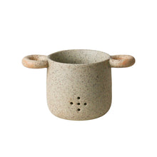 Load image into Gallery viewer, Handy Little Things Ceramic Tea Strainer - Granite