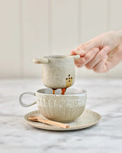 Load image into Gallery viewer, Handy Little Things Ceramic Tea Strainer - Granite