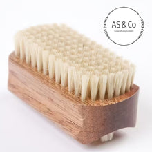 Load image into Gallery viewer, Premium Wooden 2-Sided Natural Nail Pedicure Cleaning Brush
