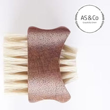 Load image into Gallery viewer, Premium Wooden 2-Sided Natural Nail Pedicure Cleaning Brush