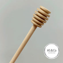 Load image into Gallery viewer, Wooden Honey Dipper Stirrer Stick - 15cm