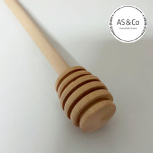 Load image into Gallery viewer, Wooden Honey Dipper Stirrer Stick - 15cm