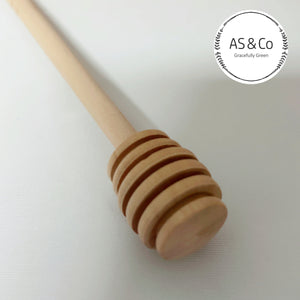 Wooden Honey Dipper Stirrer Stick - 15cm