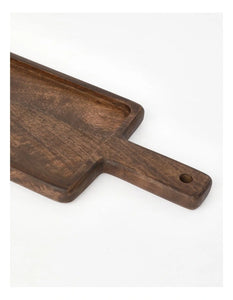 Serving Paddle Board Rectangular Mango Wood Bevelled Edge 70x15cm