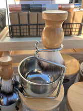 Load image into Gallery viewer, Shaving Brush, Bowl &amp; Stand Set