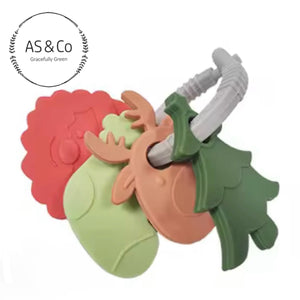 Silicone Christmas Baby Toddle Teething Toy