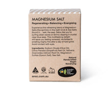 Load image into Gallery viewer, THE AUST. NATURAL SOAP CO Solid Face Soap Cleanser Bar Magnesium Salt 100g