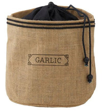 Load image into Gallery viewer, Jute Garlic Sack Pantry Storage - Homestead Charm