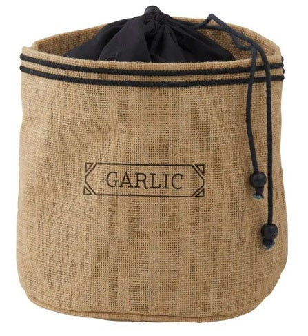 Jute Garlic Sack Pantry Storage - Homestead Charm