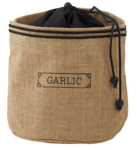 Jute Garlic Sack Pantry Storage - Homestead Charm