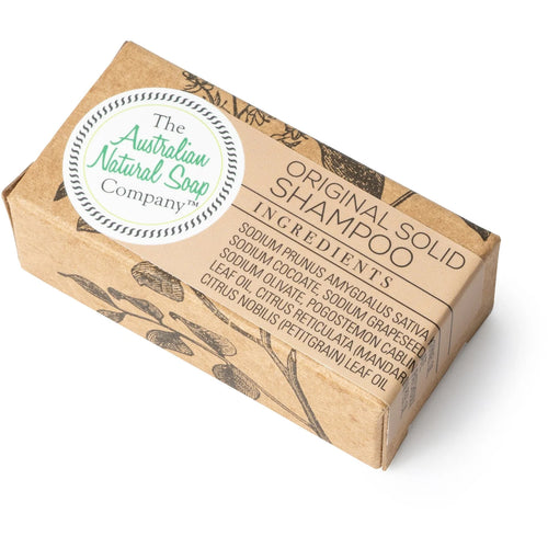 THE AUST. NATURAL SOAP CO Solid Shampoo Original Guest or Travel Bar - 20g