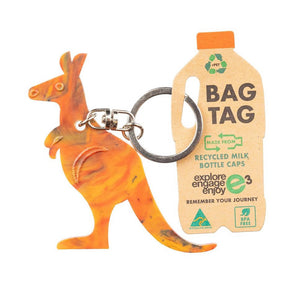 Zero Plastics Australia Bag Tags - Kangaroo