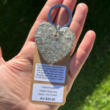 Load image into Gallery viewer, R+R Collection - Key Ring Made from Plastic Bottle Lids &amp; Resin - Heart