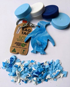 Zero Plastics Australia Bag Tags - Penguin