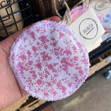 Load image into Gallery viewer, Handmade 4 Pack Reusable Round Makeup Remover Pads - Made From Recycled Materials