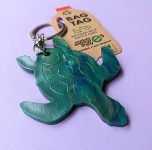 Zero Plastics Australia Bag Tags - Turtle